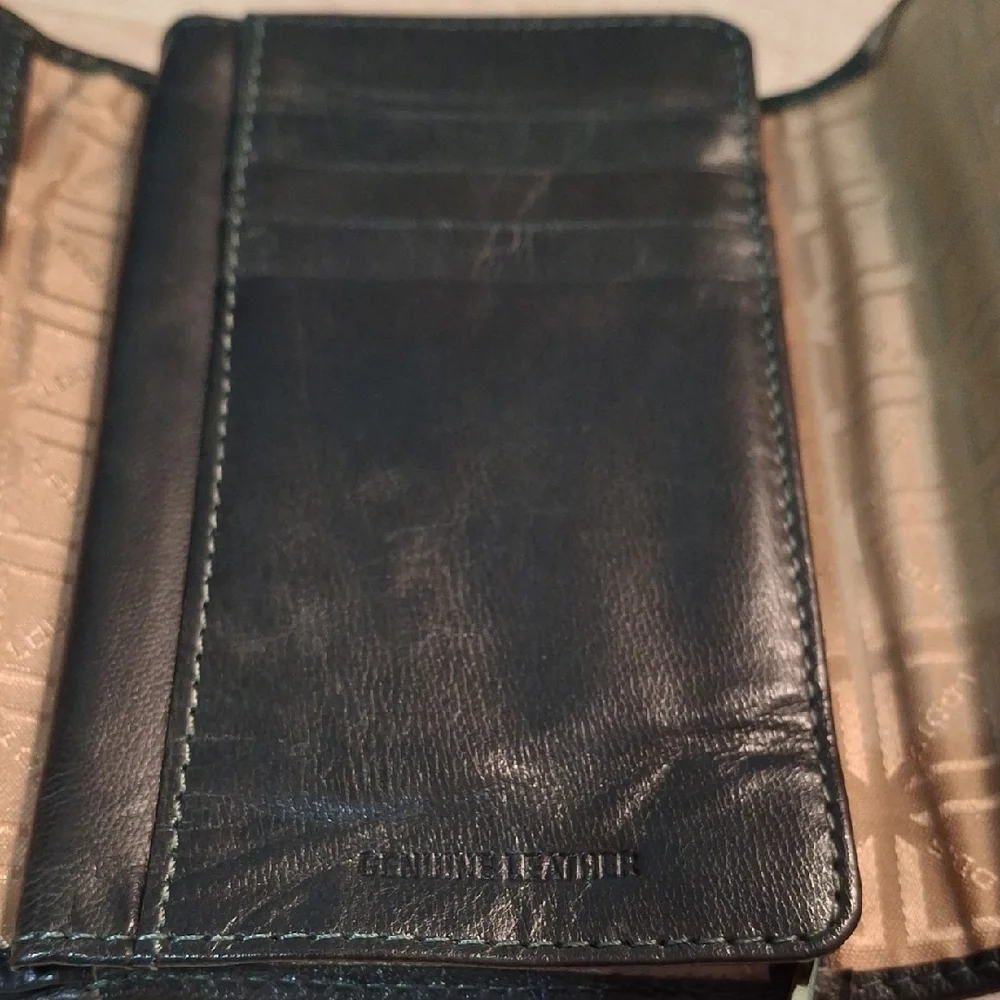 Lodis Dark Brown Trilfold Leather Wallet